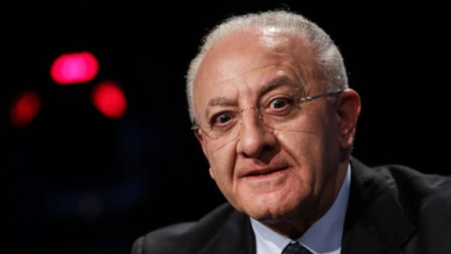 Vincenzo De Luca, presidente della Regione Campania.
