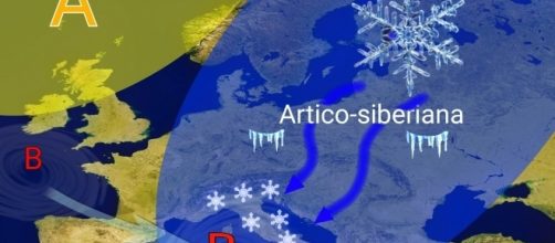 Correnti artico siberiane porteranno il gelo al sud Italia