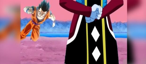 Gohan entrena con Wiss para el torneo de los 12 universos. Gohan entrena con Wiss para el torneo de los 12 universos.