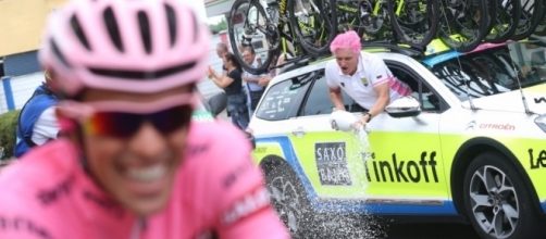 Tinkov festeggia a suo modo la vittoria al Giro di Contador