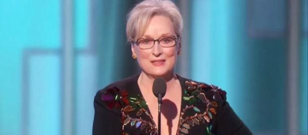 A atriz vencedora de 3 oscars, critica duramente o presidente eleito Donald Trump. A atriz vencedora de 3 oscars, critica duramente o presidente eleito Donald Trump.