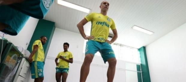 Fernando Prass em teste físico na Academia de Futebol do Palmeiras (Foto: Cesar Greco/Ag Palmeiras) Fernando Prass em teste físico na Academia de Futebol do Palmeiras (Foto: Cesar Greco/Ag Palmeiras)