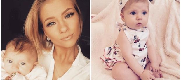 Mãe Joelle com sua bebê Lulabelle Mãe Joelle com sua bebê Lulabelle