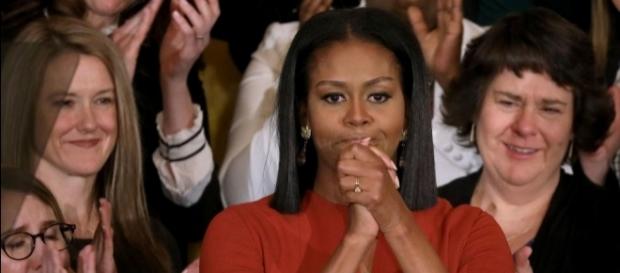 Michelle Obama em seu último discurso como primeira dama Michelle Obama em seu último discurso como primeira dama