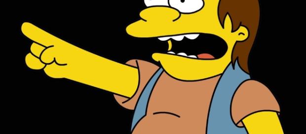 Nelson, el personaje que siempre se rie de los demás Nelson, el personaje que siempre se rie de los demás
