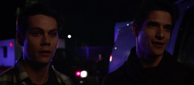 Stiles (Dylan O'Brien) and Scott (Tyler Posey) in "Memory Lost"/Photo via screencap, 'Teen Wolf'/MTV Stiles (Dylan O'Brien) and Scott (Tyler Posey) in "Memory Lost"/Photo via screencap, 'Teen Wolf'/MTV