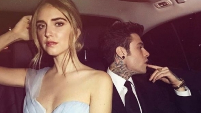 Fedez e Chiara Ferragni all'after party dei Golden Globes
