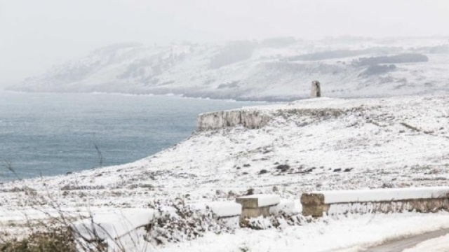 Salento sotto la neve: è la fine del mondo