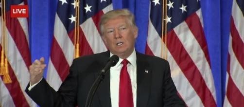 Donald Trump press conference, via Twitter