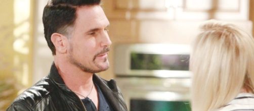 Bill goes to see Brooke before she leaves for Italy, via soaps.sheknows.com