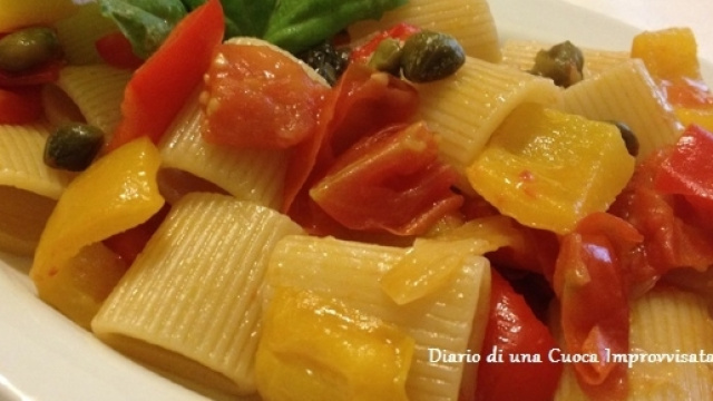 Mezze maniche ai peperoni una ricetta sfiziosa per ogni tipo di palato