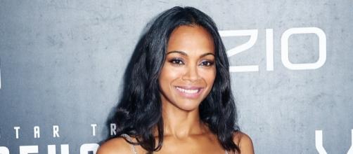 Zoe Saldana goes from action girl to possible pony. / Photo from Us Weekly - usmagazine.com