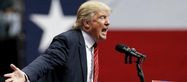 Donald Trump, in un suo popolare discorso Donald Trump, in un suo popolare discorso