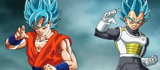 Goku y Vegeta en Super Saiyajin Dios Blue Goku y Vegeta en Super Saiyajin Dios Blue