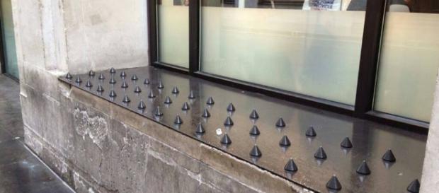 Taking out the Spikes for the homeless. | TheAccidentalAnarchist ... - wordpress.com Taking out the Spikes for the homeless. | TheAccidentalAnarchist ... - wordpress.com