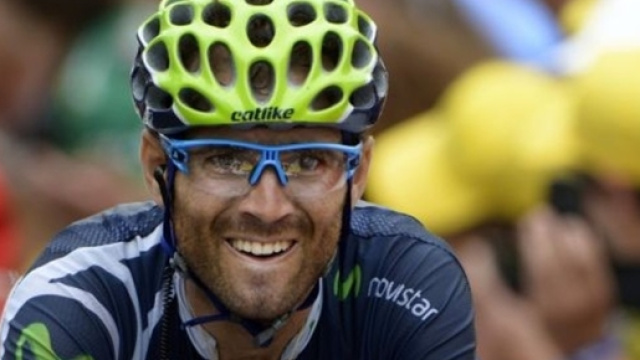 Alejandro Valverde, un incredibile incidente in allenamento