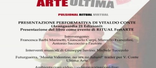 Locandina evento Vitaldo Conte da Exibart