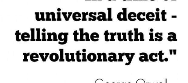 A quote taken from George Orwell's classic dystopian novel 1984 A quote taken from George Orwell's classic dystopian novel 1984