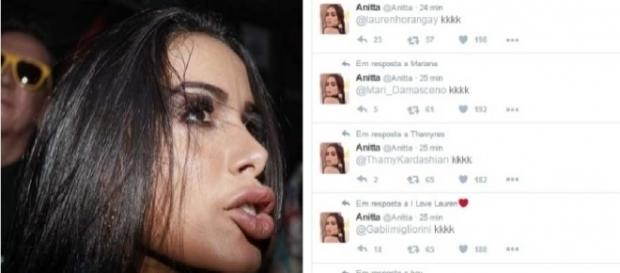 Cantora se irritou bastante e fez piada com comentários de fãs Cantora se irritou bastante e fez piada com comentários de fãs