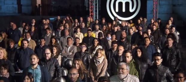 Il pubblico di Masterchef 6 ripreso negli studi Sky Il pubblico di Masterchef 6 ripreso negli studi Sky