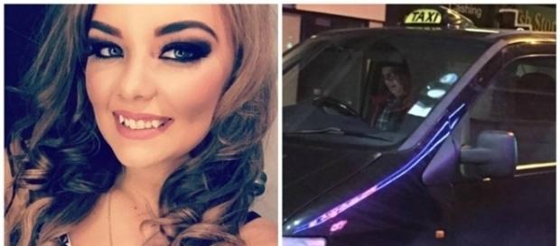 Na primeira imagem a mulher que foi assediada e na segunda o taxista e principal suspeito do crime. Na primeira imagem a mulher que foi assediada e na segunda o taxista e principal suspeito do crime.