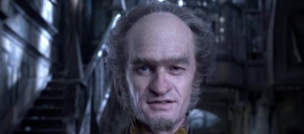 Neil Patrick Harris in "Una serie di sfortunati eventi" su Netflix Neil Patrick Harris in "Una serie di sfortunati eventi" su Netflix