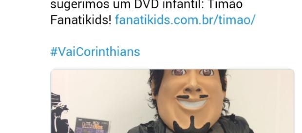 Corinthians provoca Internacional com DVD Corinthians provoca Internacional com DVD