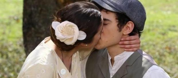 Il primo bacio tra Matias e Beatriz Il primo bacio tra Matias e Beatriz