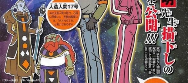 nuevo dios destructor junto a su angel guardian y las vestimenta de los androides 17 y 18 nuevo dios destructor junto a su angel guardian y las vestimenta de los androides 17 y 18