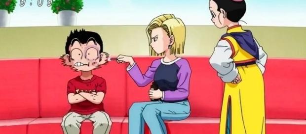 ¿Será posible que tras poco más de 70 episodios Krillin soporte los golpes de Goku? ¿Será posible que tras poco más de 70 episodios Krillin soporte los golpes de Goku?