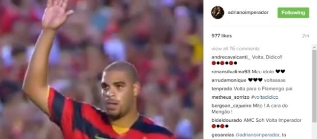 Torcedores ficaram entusiasmados com foto publicada em rede social (Fonte: Instagram/Reprodução) Torcedores ficaram entusiasmados com foto publicada em rede social (Fonte: Instagram/Reprodução)