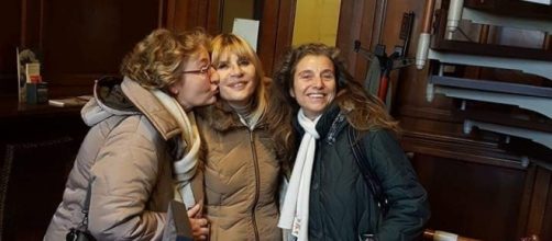 Gemma Galgani con alcune amiche