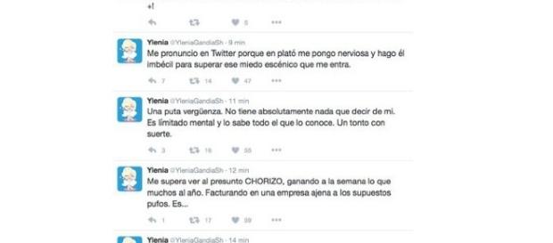 Ylenia carga contra Toño Sanchís. Ylenia carga contra Toño Sanchís.