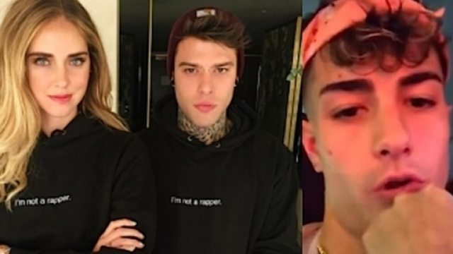 Chiara Ferragni, Fedez e Tony Effe.