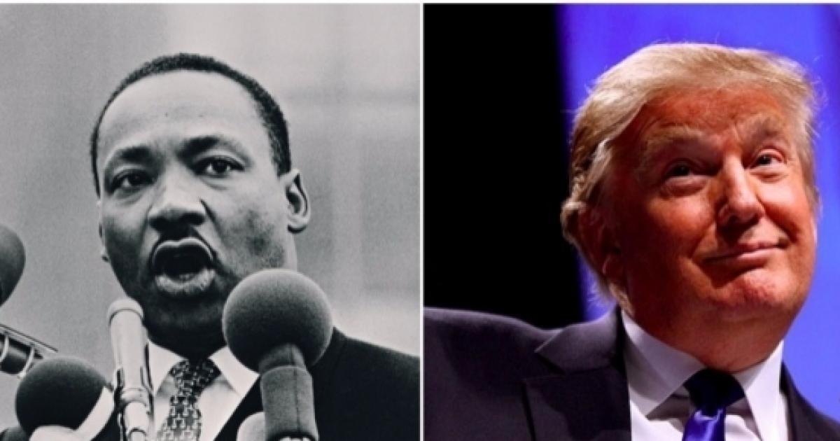 Donald Trump receives harsh backlash after Martin Luther King Twitter ...