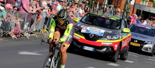 Filippo Pozzato, la sua Wilier è a rischio per il Giro d'Italia