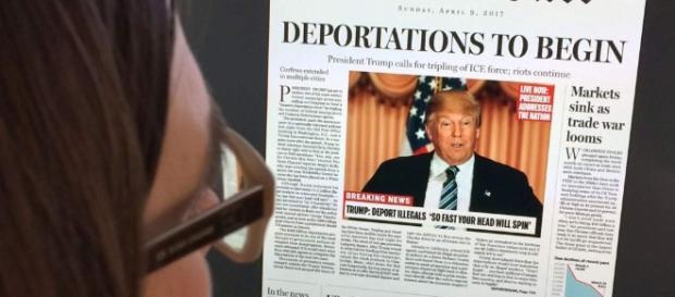 El Boston Globe imagina a Trump como presidente El Boston Globe imagina a Trump como presidente