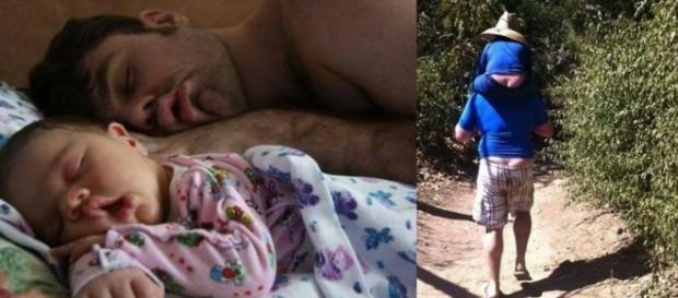 Filhos na mesma pose que os pais Filhos na mesma pose que os pais