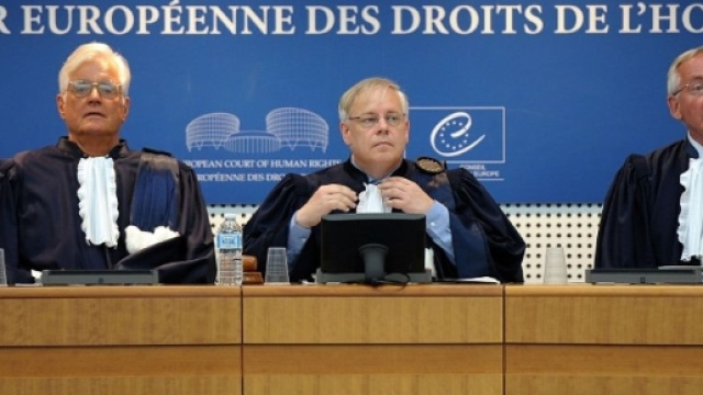 Foto della corte Europea dei diritti dell'uomo di Strasburgo