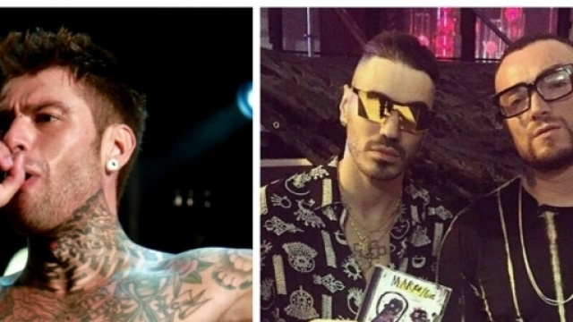 Marracash e Gu&eacute; Pequeno reagiscono all'attacco di Fedez.