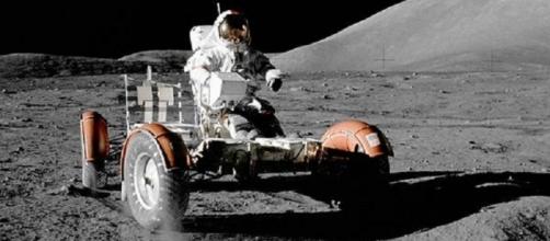 Apollo 17 lunar rover (Courtesy NASA)