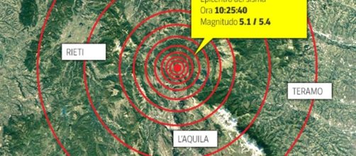 Montereale è l'epicentro del terremoto in centro Italia