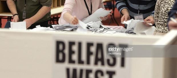 Counting of votes cast in the election for the Northern Irel ... - gettyimages.co.uk Counting of votes cast in the election for the Northern Irel ... - gettyimages.co.uk
