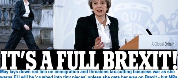 Pour l'Ukip et les partis d'extrême-droite, le discours de Theresa May est conforme à leurs attentes. L'avenir confirmera... ou non. Pour l'Ukip et les partis d'extrême-droite, le discours de Theresa May est conforme à leurs attentes. L'avenir confirmera... ou non.