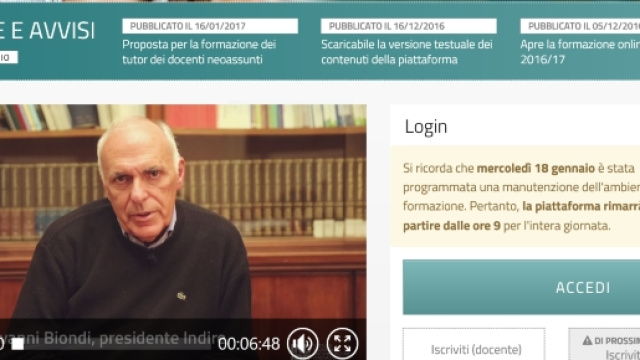 attivit&agrave; da svolgere su Indire e chiusura