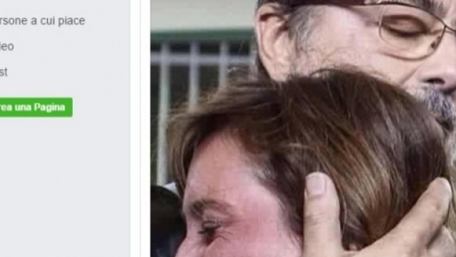 Ilaria Cucchi abbraccia l'avvocato Fabio Repici