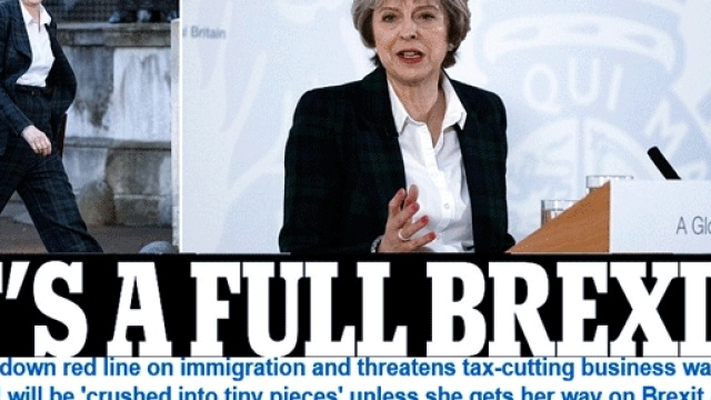 Pour l'Ukip et les partis d'extrême-droite, le discours de Theresa May est conforme à leurs attentes. L'avenir confirmera... ou non.
