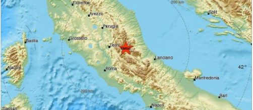 Forte scossa magnitudo 5.7 nel Centro Italia, il 18 Gennaio 2017