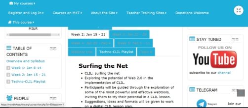 Le attività da svolgere la seconda settimana del corso Clil