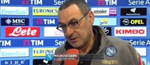 Maurizio Sarri, allenatore del Napoli